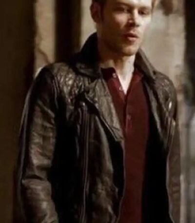 Joseph Morgan The Originals Black Vegan Leather Jacket