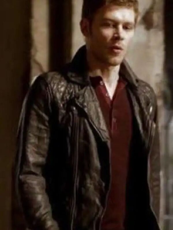 Joseph Morgan The Originals Black Vegan Leather Jacket