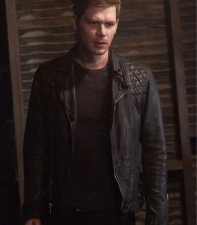 Joseph Morgan The Originals Black Vegan Leather Jacket