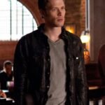 Joseph Morgan The Vampire Diaries Black Leather Jacket