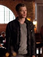 Joseph Morgan The Vampire Diaries Black Leather Jacket