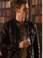 Joseph Morgan The Vampire Diaries Black Leather Jacket