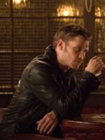 Joseph Morgan The Vampire Diaries Black Leather Jacket