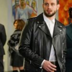 Josh Younger S07 Black Real Leather Biker Jacket
