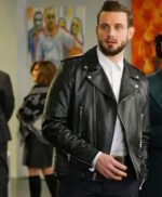 Josh Younger S07 Black Real Leather Biker Jacket