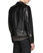 Josh Younger S07 Black Real Leather Biker Jacket