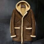 Joshua Brown Fur Hooded Leather Jacket