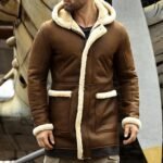 Joshua Brown Fur Hooded Leather Jacket