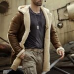 Joshua Brown Fur Hooded Leather Jacket