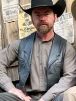 Josiah McDonough Quantum Leap S01 Black Leather Vest