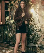 Josie Saltzman Legacies Suede Leather Jacket