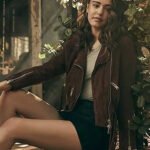 Josie Saltzman Legacies Suede Leather Jacket