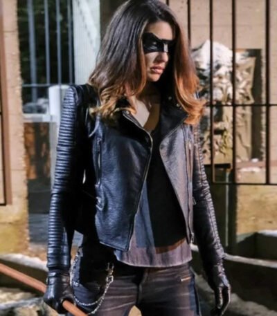 Juliana Harkavy Arrow Season 6 Leather Jacket