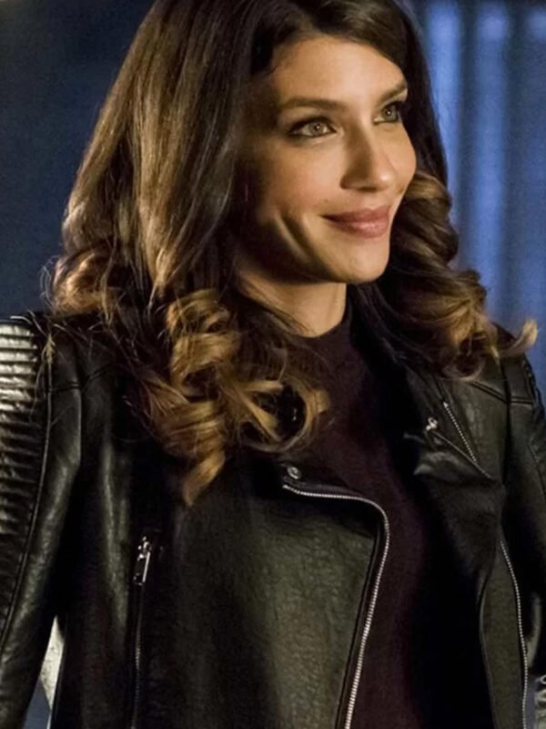 Juliana Harkavy Arrow Season 6 Leather Jacket