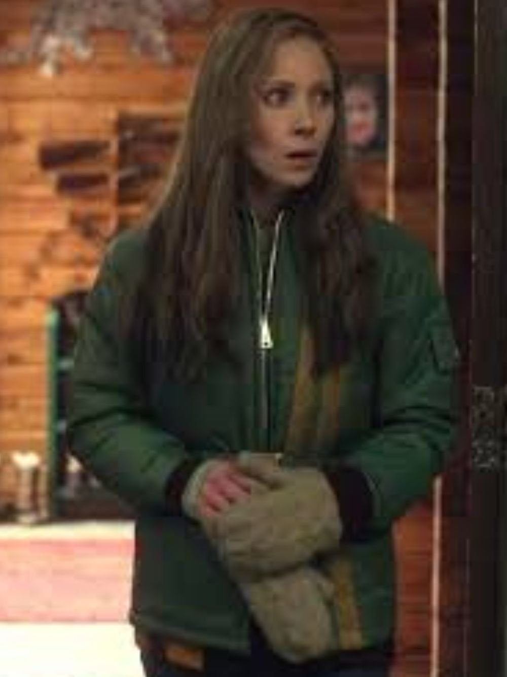 Juno Temple Fargo S05 Stripes Jacket Juno Temple Fargo S05 Stripes Jacket