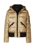Juno Temple Ted Lasso S02 Keeley Jones Golden Puffer Jacket
