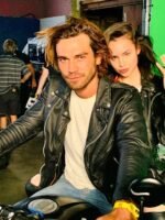 K.J. Apa Songbird Black Biker Leather Jacket