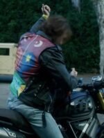 K.J. Apa Songbird Black Biker Leather Jacket