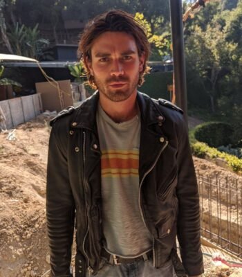 K.J. Apa Songbird Black Biker Leather Jacket