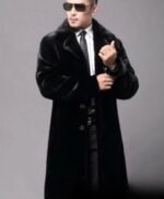 Kairo Genuine Mink Fur Black Coat