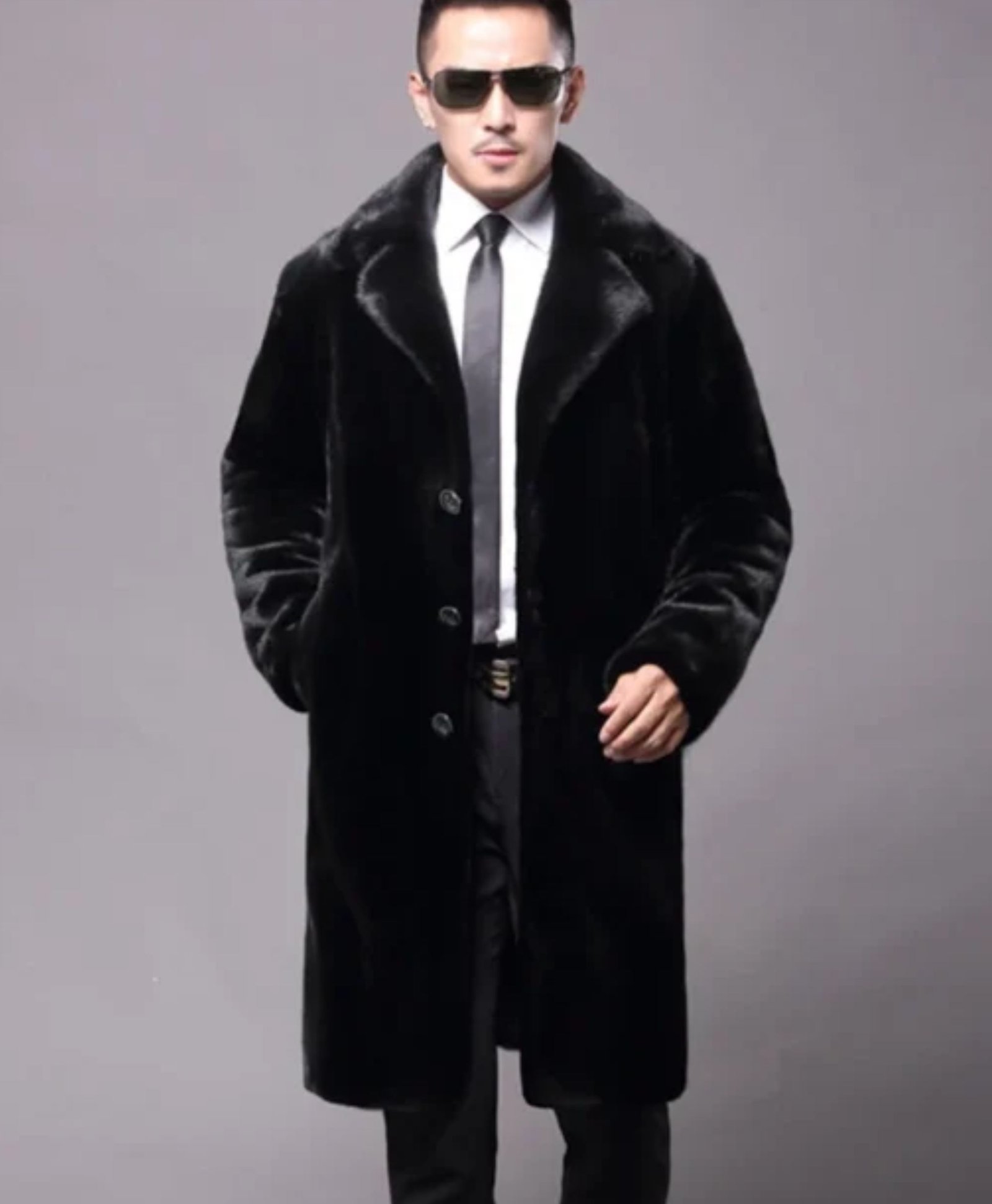 Kairo Genuine Mink Fur Black Coat Kairo Genuine Mink Fur Black Coat