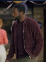 Karl Black Mirror Maroon Jacket