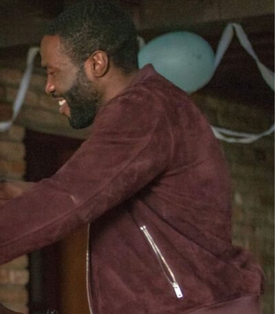 Karl Black Mirror Maroon Jacket