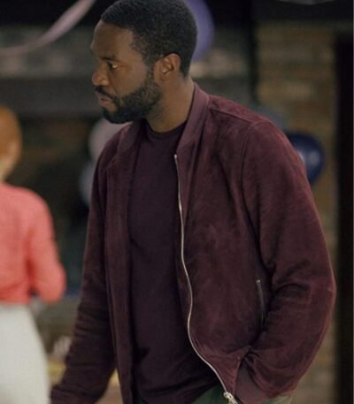 Karl Black Mirror Maroon Jacket