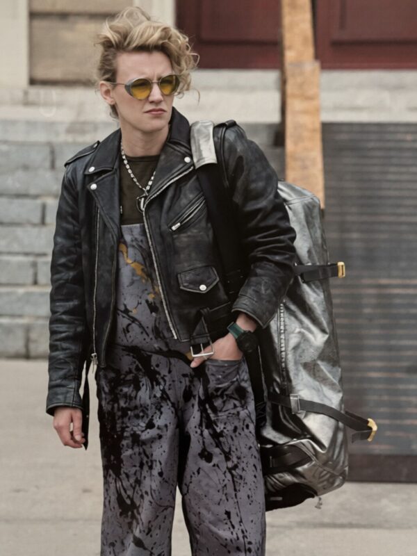 Kate Mckinnon Ghostbusters Biker Leather Jacket