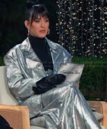 Katy Perry American Idol Silver Leather Coat