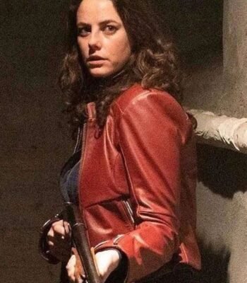 Kaya Scodelario Resident Evil Welcome to Raccoon City Red Jacket