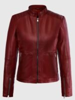 Kaya Scodelario Resident Evil Welcome to Raccoon City Red Jacket