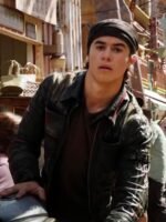Keean Johnson Alita Battle Angle Leather Jacket