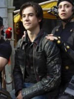 Keean Johnson Alita Battle Angle Leather Jacket