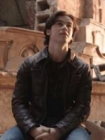 Keean Johnson Alita Battle Angle Leather Jacket