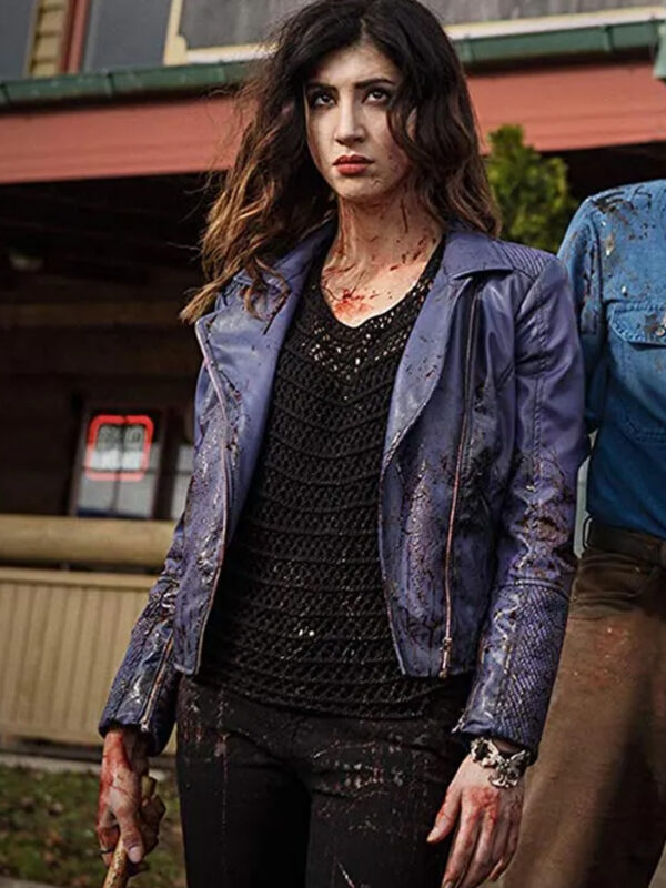 Ash vs Evil Dead Dana DeLorenzo Real Leather Jacket