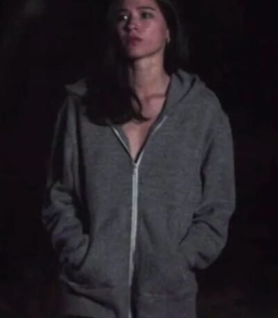 Kelsey Chow Yellowstone Grey Hoodie Jacket