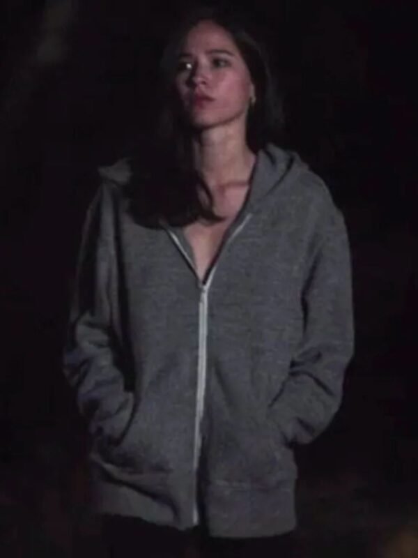 Kelsey Chow Yellowstone Grey Hoodie Jacket