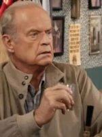 Kelsey Grammer Frasier TV Series Gray Bomber Jacket