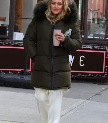 Kelsey Peters Younger Fur Collar Green Parachute Jacket