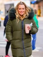Kelsey Peters Younger Fur Collar Green Parachute Jacket