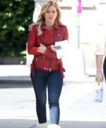 Kelsey Peters Younger Red Leather Jacket
