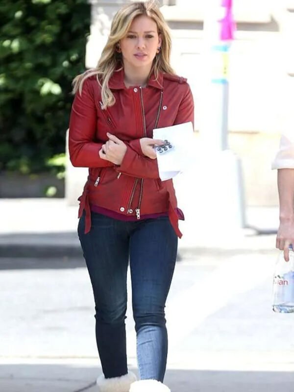 Kelsey Peters Younger Red Leather Jacket