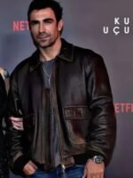 Kenan Sezgin As the Crow Flies Leather Bomber Jacket