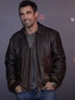 Kenan Sezgin As the Crow Flies Leather Bomber Jacket