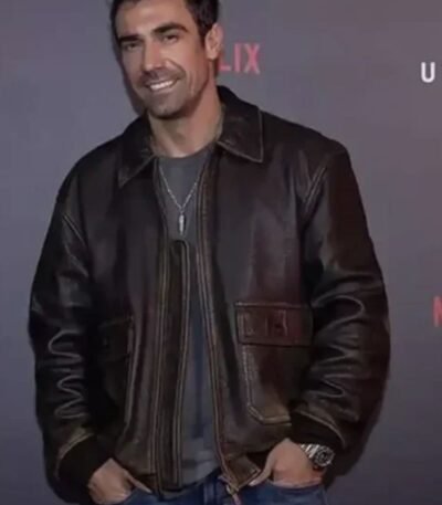 Kenan Sezgin As the Crow Flies Leather Bomber Jacket