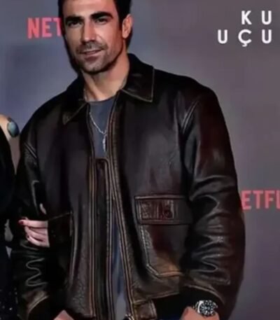 Kenan Sezgin As the Crow Flies Leather Bomber Jacket