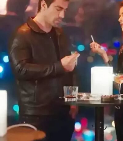 Kenan Sezgin As the Crow Flies S02 Black Leather Jacket