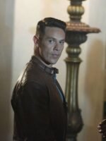 Kevin Alejandro Lucifer Brown Leather Jacket