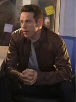 Kevin Alejandro Lucifer Brown Leather Jacket